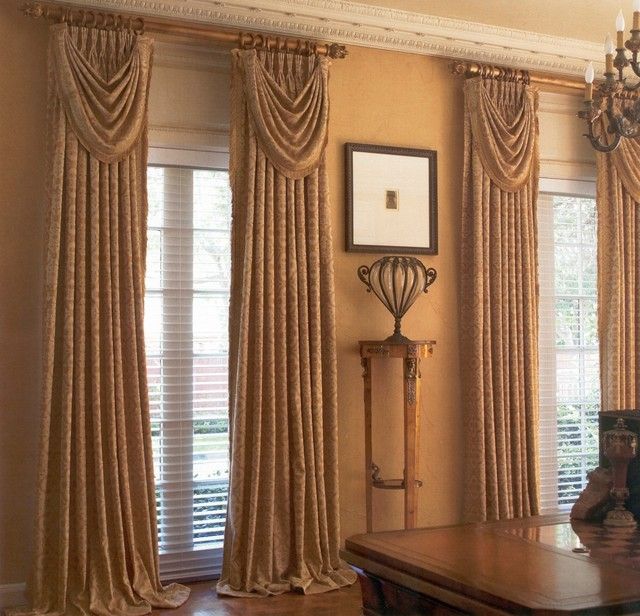 House Luxury drapery curtains