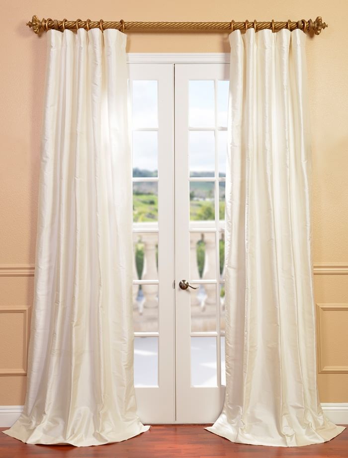 silk curtain for the door