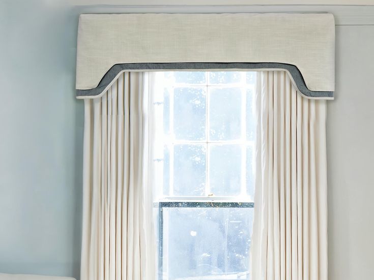 drapeson the mirror window