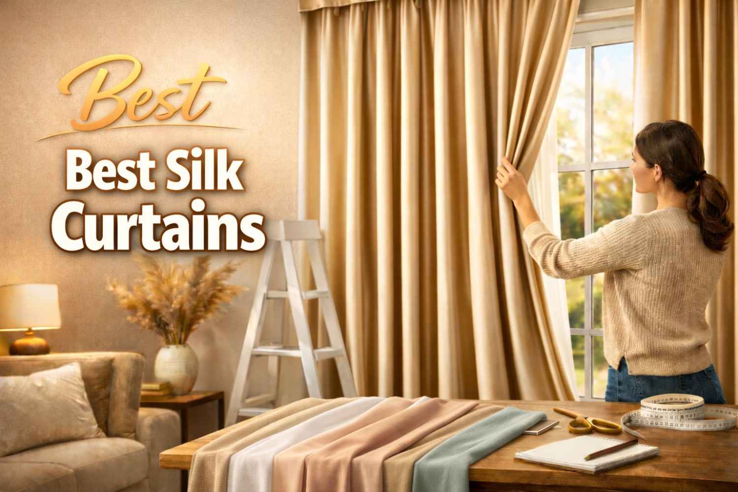 silk curtains Dubai